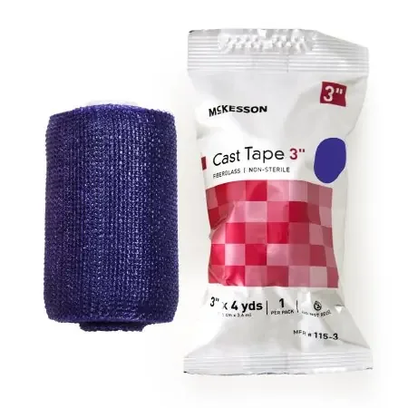 McKesson – Cast Tape 3 Inch X 12 Foot Fiberglass Purple – 115-3U