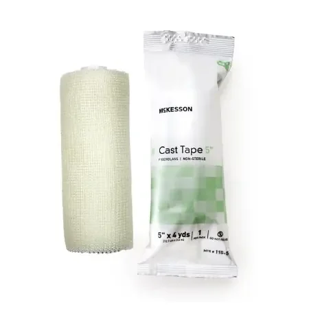 McKesson – Cast Tape 5 Inch X 12 Foot Fiberglass White – 115-5