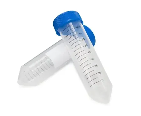 McKesson – Centrifuge Tube Conical Bottom Plain 30 X 115 mm 50 mL Blue Screw Cap Polypropylene Tube – 177-6288