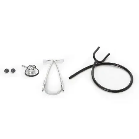 McKesson – Classic Stethoscope Black 1-Tube 22 Inch Tube Double-Sided Chestpiece – 01-670BKGM