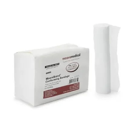McKesson – Conforming Bandage Cotton / Polyester 6 Inch X 4-1/10 Yard Roll Shape NonSterile – 80875
