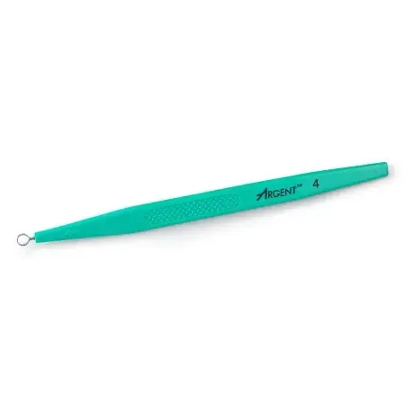 McKesson – Dermal Curette 5-1/2 Inch Length Flat Textured Handle 4 mm Tip Semi-Sharp Loop Tip – 16-DC4