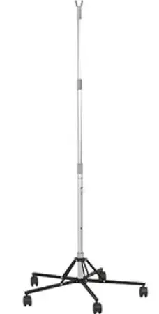McKesson – Disposable IV Stand Floor Stand 2-Hook 5 Caster Plastic Base – MS391520
