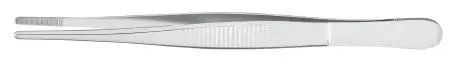 McKesson – Dressing Forceps 5 Inch Length Office Grade Stainless Steel NonSterile NonLocking Thumb Handle Serrated Tip – 43-2-710