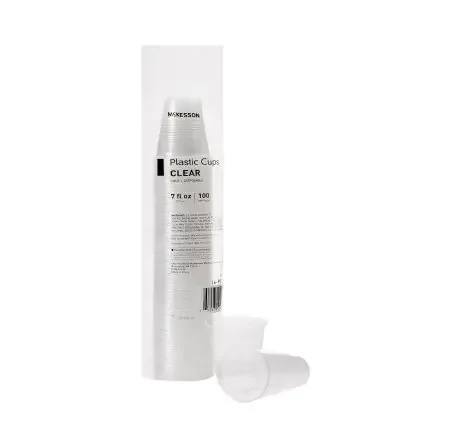 McKesson – Drinking Cup 7 oz. Clear Polypropylene Disposable – 16-PDC7