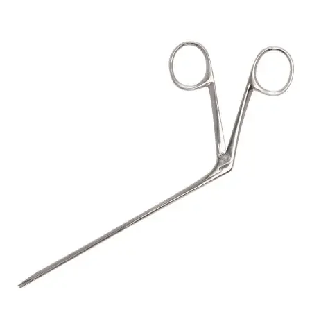 McKesson – Ear Forceps Noyes 5-1/2 Inch Length Office Grade Stainless Steel NonSterile Finger Ring Handle Serrated Alligator Tip – 43-2-224