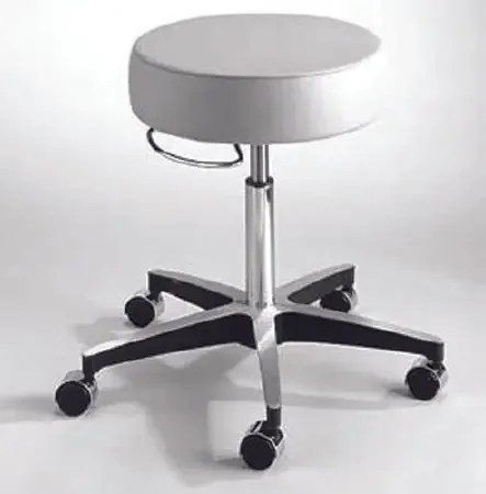 McKesson – Exam Stool Backless Pneumatic Height Adjustment 5 Casters Black – 81-11001US393