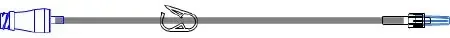 McKesson – Extension Set 14 Inch Tubing 1 Port 0.26 mL Priming Volume DEHP-Free – MS938