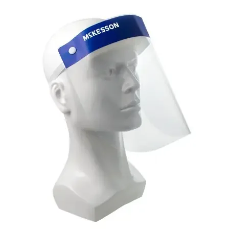 McKesson – Face Shield One Size Fits Most Full Length Anti-fog Disposable NonSterile – 16-GDF-01