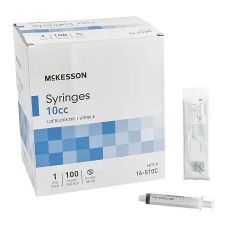 McKesson – General Purpose Syringe 10 mL Blister Pack Luer Lock Tip Without Safety – 16-S10C