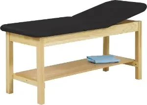 McKesson – H-Brace Exam Table Fixed Height – 2063-BLKNAT