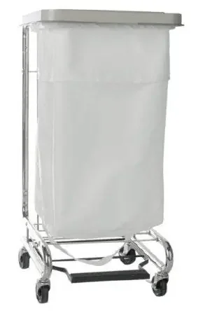 McKesson – Hamper Stand Infectious Waste Rectangular Opening 30 to 33 gal. Capacity Foot Pedal Self-Closing Lid – 03-159200