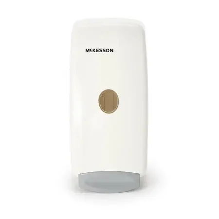 McKesson – Hand Hygiene Dispenser White Plastic Manual Push 1000 mL Wall Mount – 53-FOAM