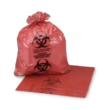McKesson – Infectious Waste Bag 1 to 6 gal. Red Bag 11 X 14 Inch – 03-5040