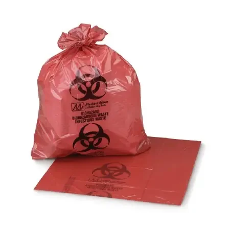 McKesson – Infectious Waste Bag 40 to 45 gal. Red Bag 17 X 23 X 46 Inch – 03-4743
