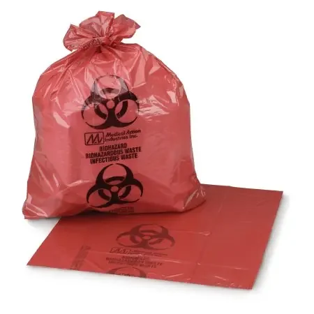 McKesson – Infectious Waste Bag 40 to 45 gal. Red Bag 40 X 46 Inch – 03-4543