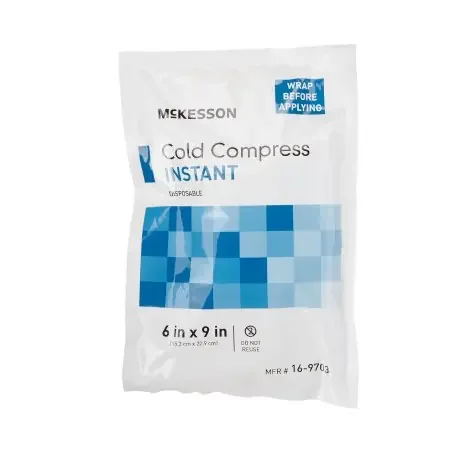 McKesson – Instant Cold Pack General Purpose 6 X 9 Inch Plastic / Ammonium Nitrate / Water Disposable – 16-9703