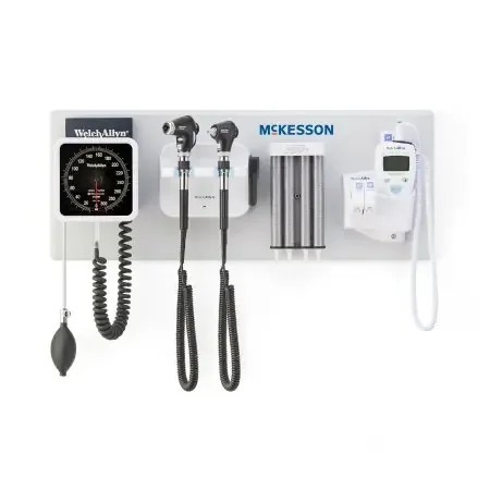 McKesson – Integrated Wall System Ophthalmoscope / Otoscope / BP Aneroid / Specula Dispenser / Thermometer / Transformer / iEXAMINER Smart Bracket – 156-4PM3