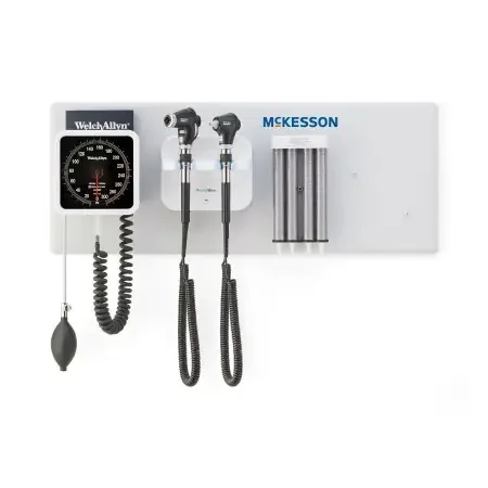 McKesson – Integrated Wall System Ophthalmoscope / Otoscope / BP Aneroid / Specula Dispenser / Transformer – 156-3PM2