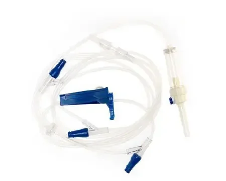 McKesson – IV Pump Set 10 Drops / mL Drip Rate 110 Inch Tubing 3 Ports – TCBINF6537-A