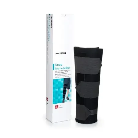 McKesson – Knee Immobilizer One Size Fits Most Up to 29 Inch Thigh Circumference 14 Inch Length Left or Right Knee – 155-79-96014