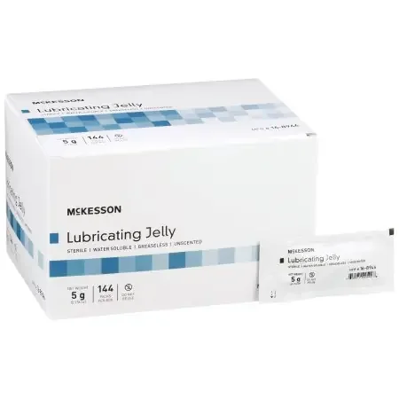 McKesson – Lubricating Jelly 5 Gram Individual Packet Sterile – 16-8946