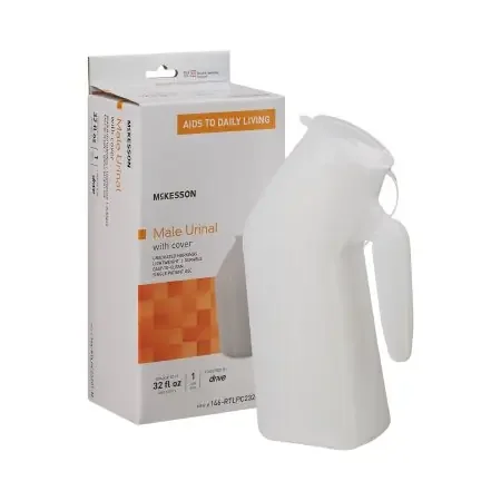 McKesson – Male Urinal 32 oz. / 946 mL With Closure Single Patient Use – 146-RTLPC23201-M