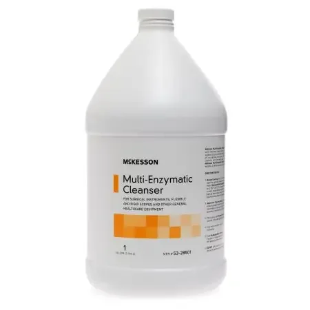 McKesson – Multi-Enzymatic Instrument Detergent Liquid 1 gal. Jug Eucalyptus Spearmint Scent – 53-28501