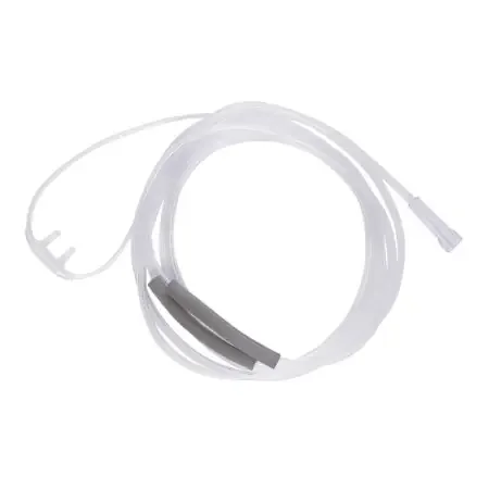 McKesson – Nasal Cannula with Ear Cushions Low Flow Delivery Adult Straight Prong / NonFlared Tip – 32649
