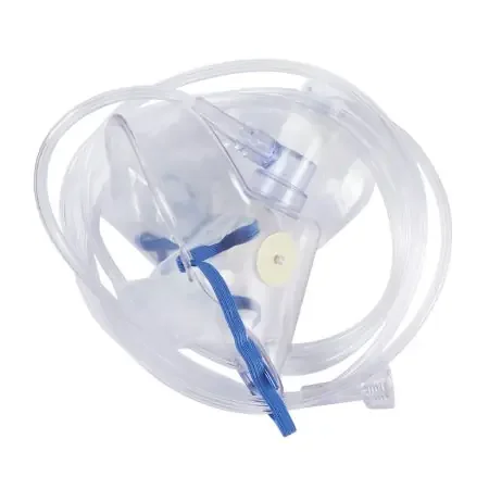McKesson – NonRebreather Oxygen Mask Elongated Style Adult One Size Fits Most Adjustable Head Strap / Nose Clip – 16-108E