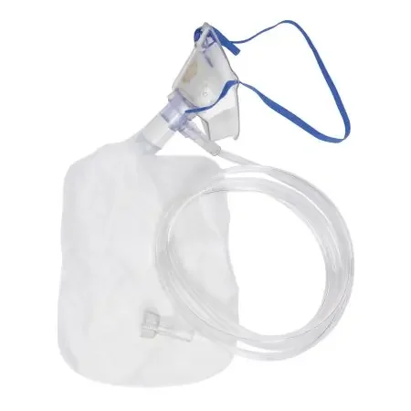 McKesson – NonRebreather Oxygen Mask Elongated Style Pediatric Adjustable Head Strap / Nose Clip – 16-3226E