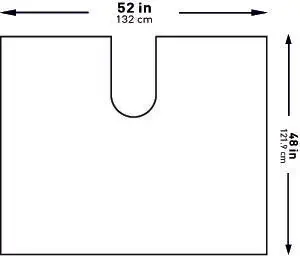 McKesson – Orthopedic Drape Impervious U-Drape 52 W X 48 L Inch Sterile – 183-I80-09192-S