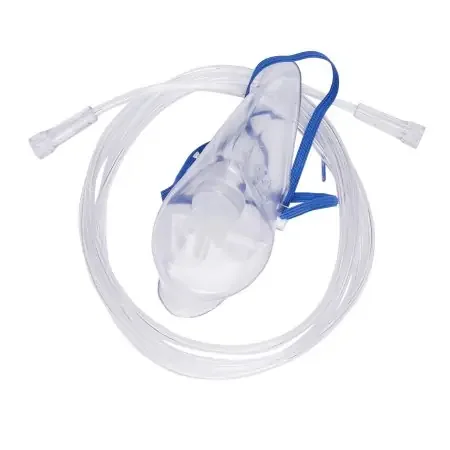McKesson – Oxygen Mask Elongated Style Adult One Size Fits Most Adjustable Head Strap – 32633