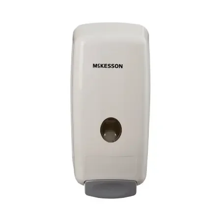 McKesson – Soap Dispenser White Plastic Manual Push 1000 mL Wall Mount – 53-1000