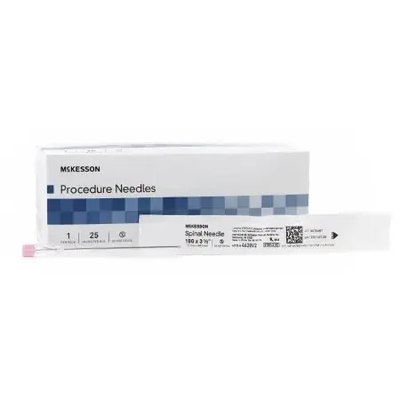 McKesson – Spinal Needle Quincke Style 18 Gauge 3-1/2 Inch – 4628V2