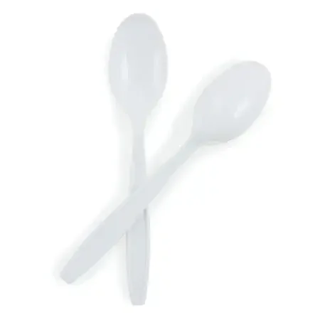 McKesson – Spoon Heavy Weight White Polypropylene – 16-4597