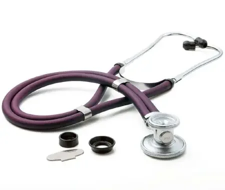 McKesson – Sprague Stethoscope Purple 2-Tube 22 Inch Tube Double-Sided Chestpiece – 641VMM