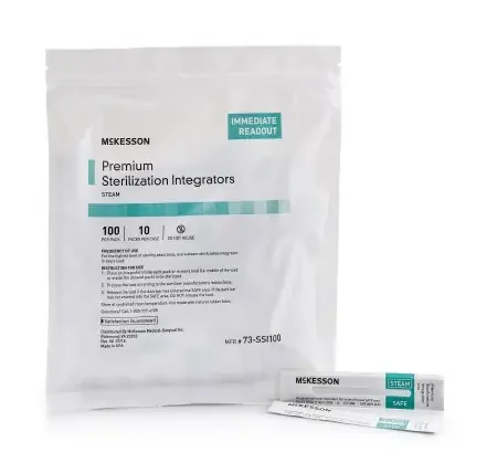 McKesson – Sterilization Chemical Integrator Strip Steam 4 Inch – 73-SSI100