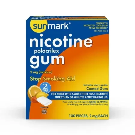 McKesson – Stop Smoking Aid 2 mg Strength Gum – 70677008501