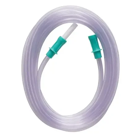 McKesson – Suction Connector Tubing 12 Foot Length 0.188 Inch I.D. Sterile Female / Male Connector Clear Ribbed OT Surface PVC – 16-66303
