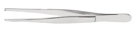 McKesson – Tissue Forceps 5-1/2 Inch Length Office Grade Stainless Steel NonSterile NonLocking Thumb Handle 1 X 2 Teeth – 43-2-762