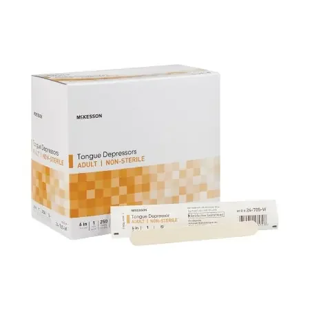 McKesson – Tongue Depressor 6 Inch Length Wood – 24-705-W
