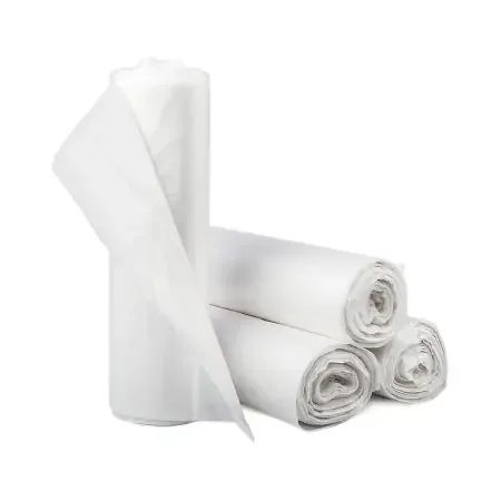 McKesson – Trash Bag 45 gal. Clear HDPE 16 Mic. 40 X 48 Inch Star Seal Bottom Coreless Roll – S404816N