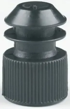 McKesson – Tube Closure Polyethylene Flanged Plug Cap Black 16 mm For Use with 16 mm Blood Drawing Tubes, Glass Test Tubes, Plastic Culture Tubes NonSterile – 177-116152K