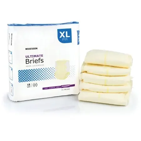 McKesson – Unisex Adult Incontinence Brief X-Large Disposable Heavy Absorbency – BR33893
