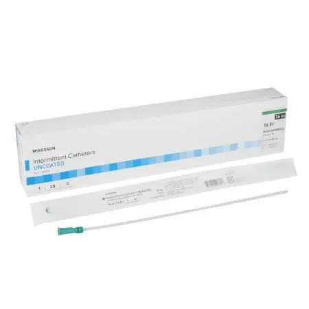 McKesson – Urethral Catheter Straight Tip Uncoated PVC 14 Fr. 16 Inch – 16-M1614