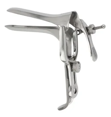 McKesson – Vaginal Speculum Graves NonSterile Office Grade Stainless Steel Large Double Blade Duckbill Reusable Without Light Source Capability – 43-2-324