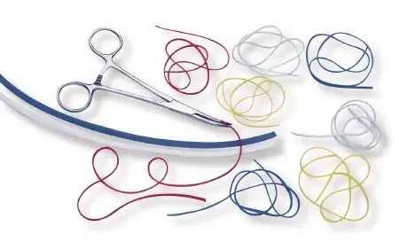 McKesson – Vessel Loop Mini Blue Silicone Radiopaque Sterile 0.03 X 16 Inch – 19-11002