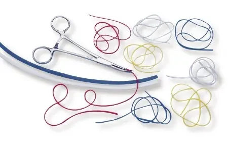 McKesson – Vessel Loop Mini White Silicone Radiopaque Sterile 0.03 X 16 Inch – 19-11004