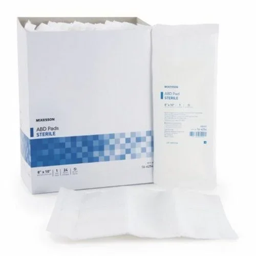 McKesson, Abdominal Pad 8 X 10 Inch Sterile 16-4254, 1 Pack